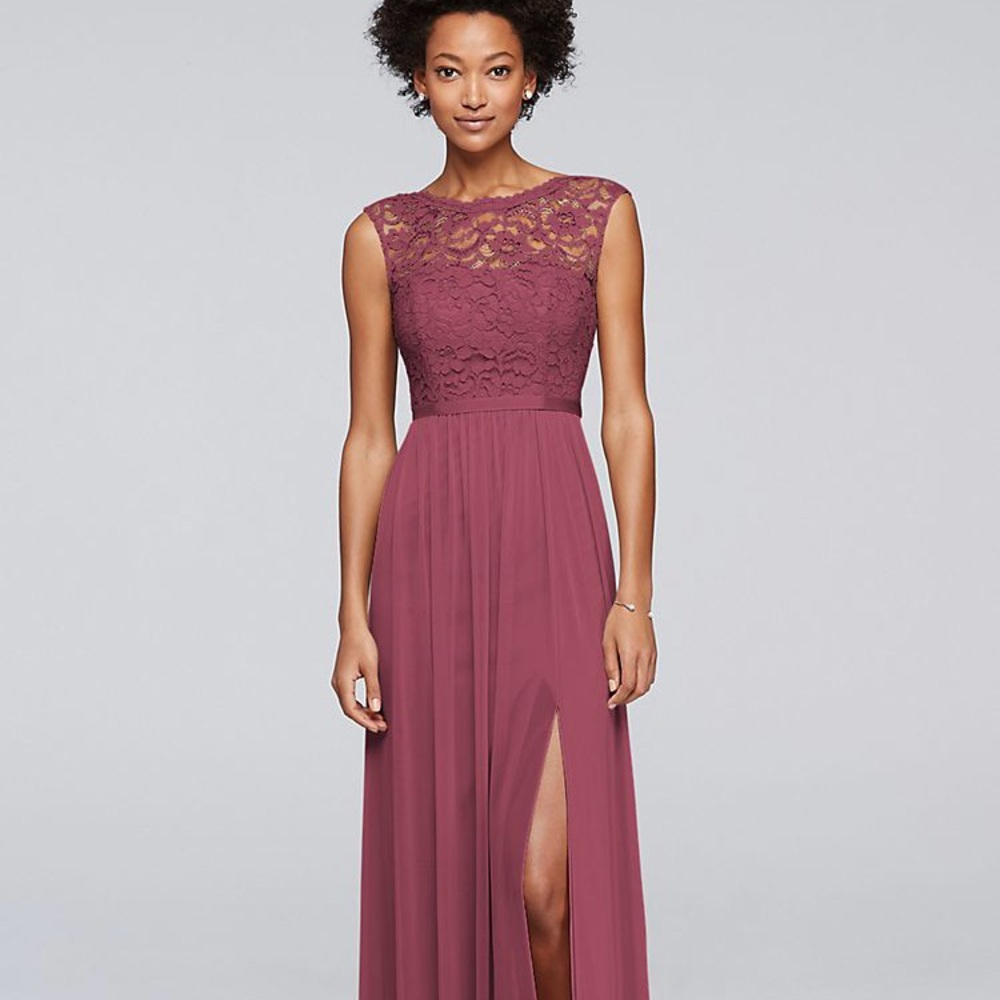 Davids Bridal bridesmaid dress